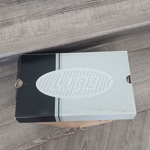 Lugz red canvas lace up tennis shoes loafer  men's size 12 new in box - Picture 6 of 8